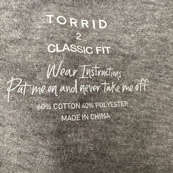 Torrid Slasher Tank - Cotton Tapesty
Heart Grey - Picture 5 of 6